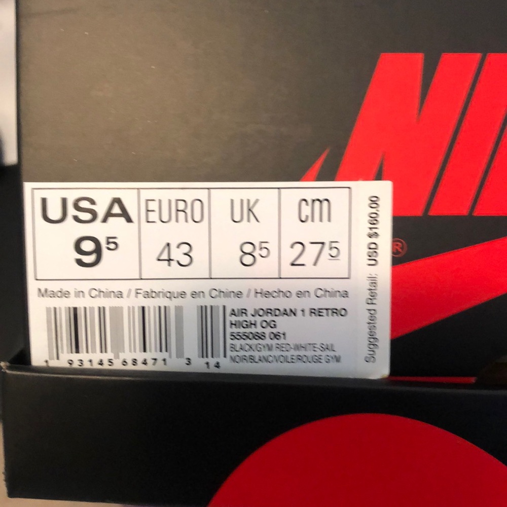 Jordan 1 retro